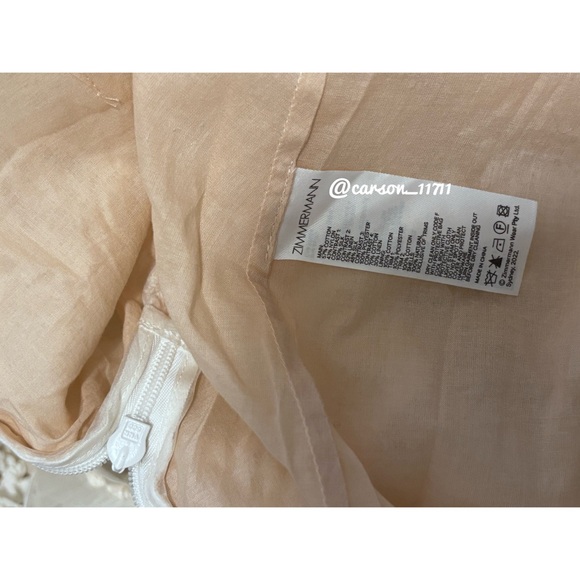 NEW Zimmermann Wonderland Lace Frill Gown AU2 - Picture 10 of 14